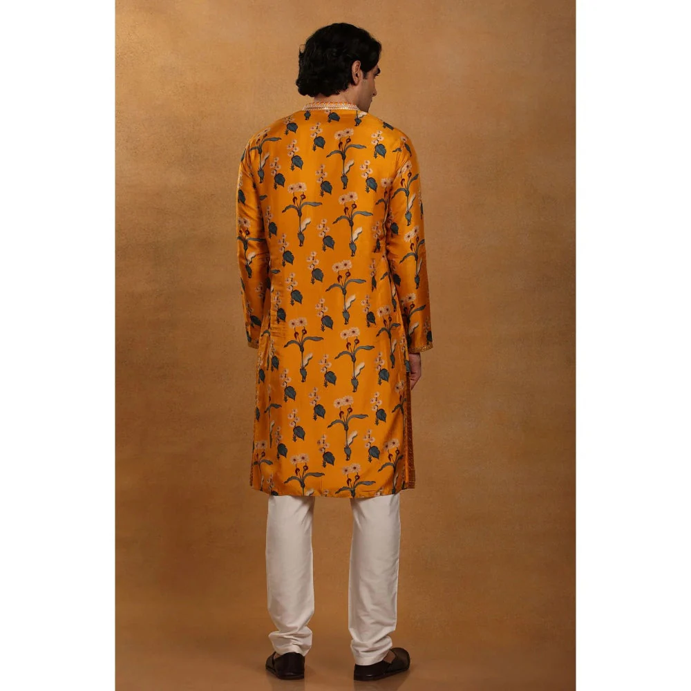 Masaba Mustard Spring Blossom Kurta - Image 3