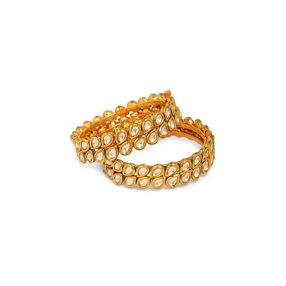 MINAKI Gold Jewellery Cuffs - Image 3