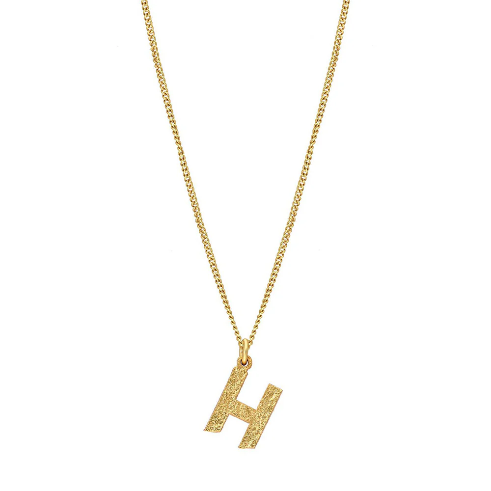 MNSH Minimalistic Initial H Necklace - Image 2