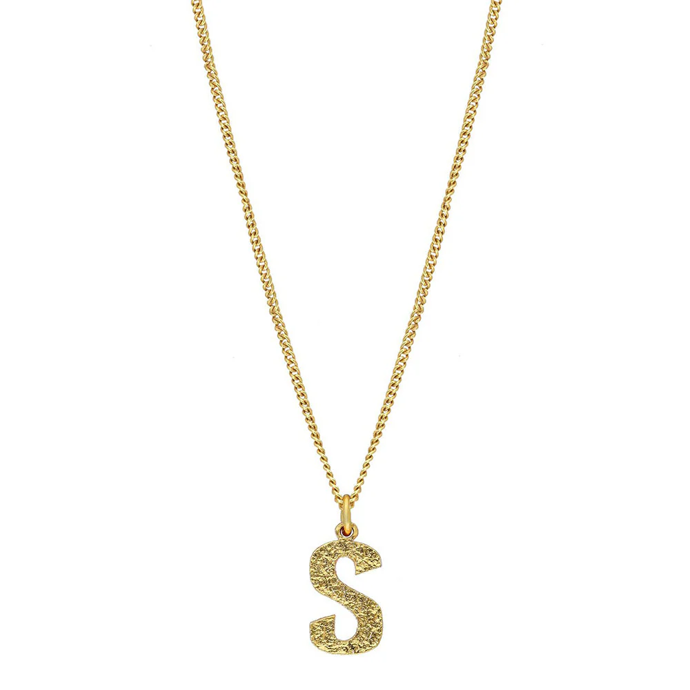 MNSH Minimalistic Initial S Necklace - Image 2