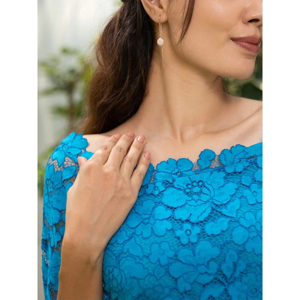 Natalia Livingston Charolette Blue Top - Image 6