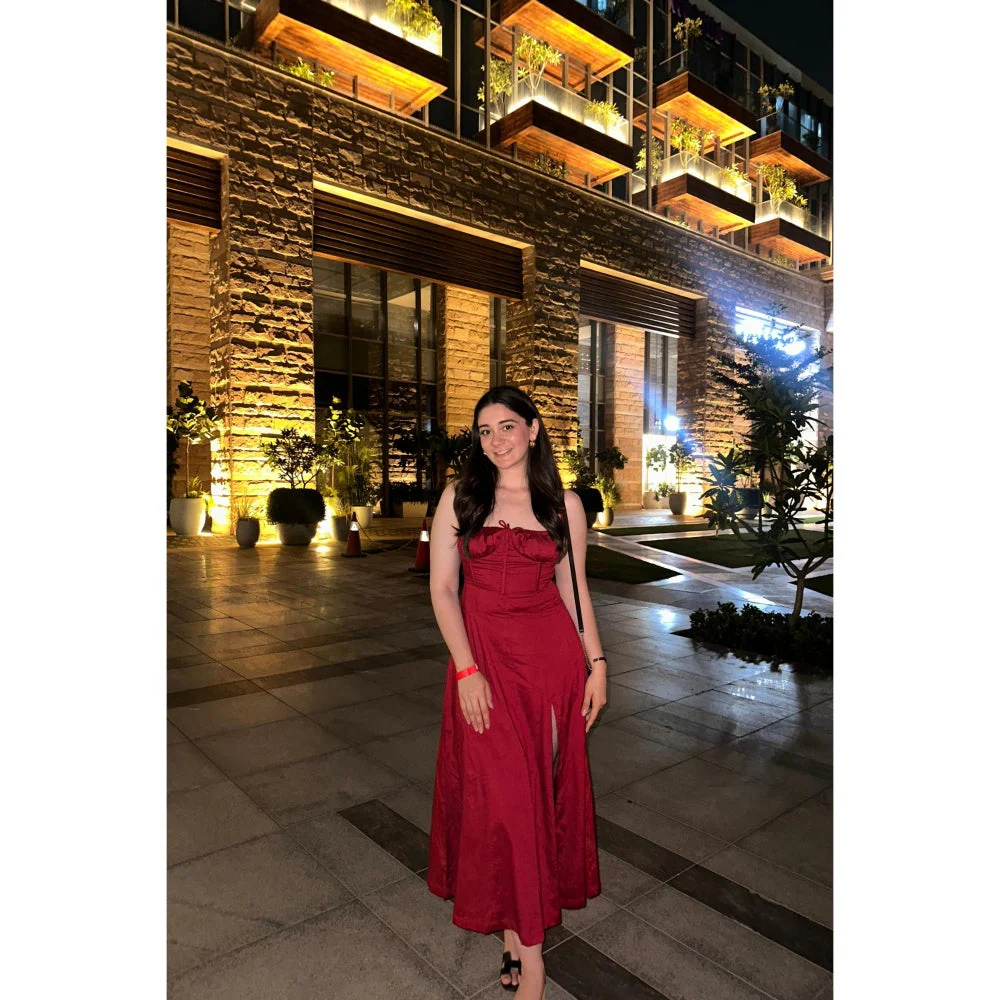 Old Marigold Alicia Red Bustier Sundress - Image 6