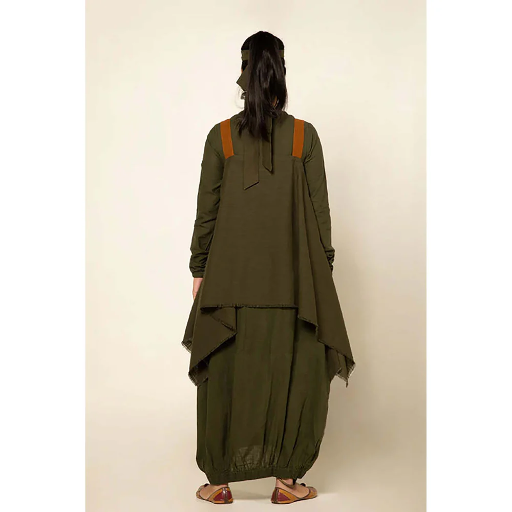 OMAANA Army Green Boho Me Maxi Dress - Image 2
