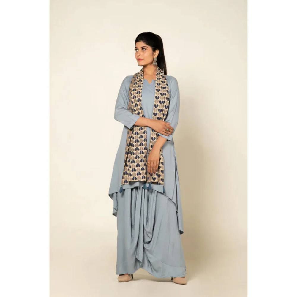OMAANA Blue Afternoon Delight Maxi Dress - Image 3