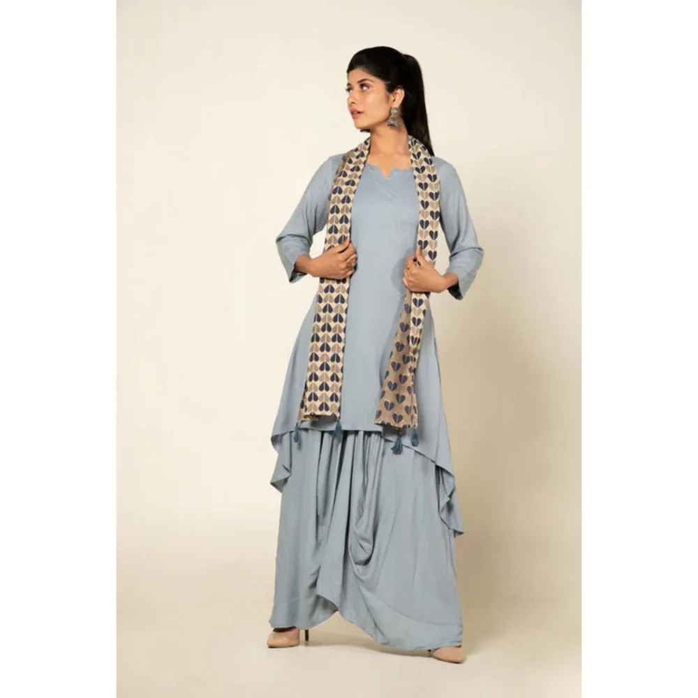 OMAANA Blue Afternoon Delight Maxi Dress - Image 4