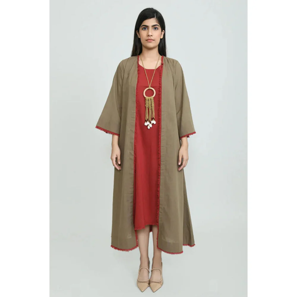 OMAANA Desert Faiza Dress with Jacket