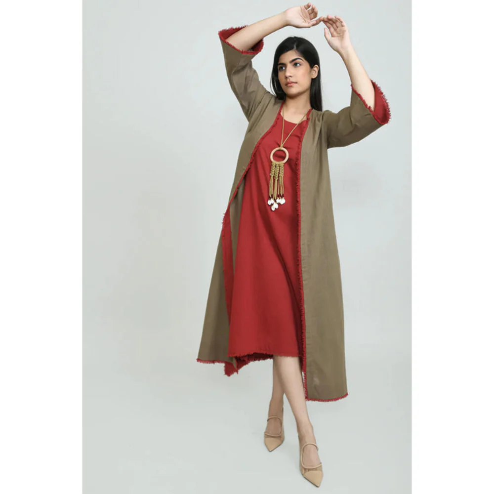 OMAANA Desert Faiza Dress with Jacket - Image 3