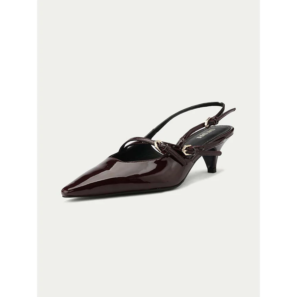 Oroh Brown Marsala Heels - Image 2