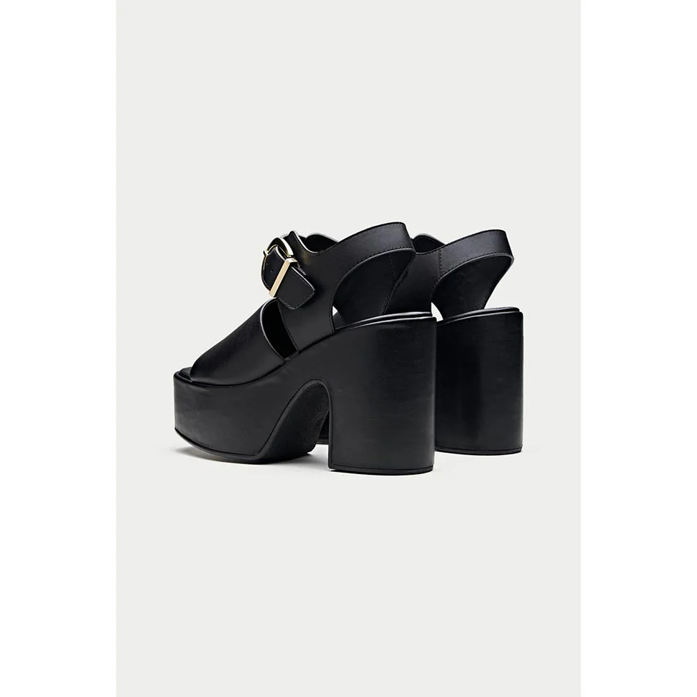 Oroh Formentera Black Sandal Heels - Image 5