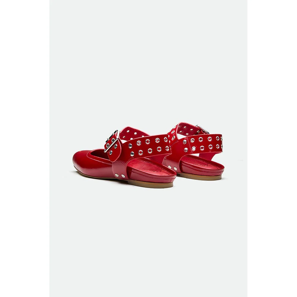 Oroh Red Gloucester Mules - Image 4