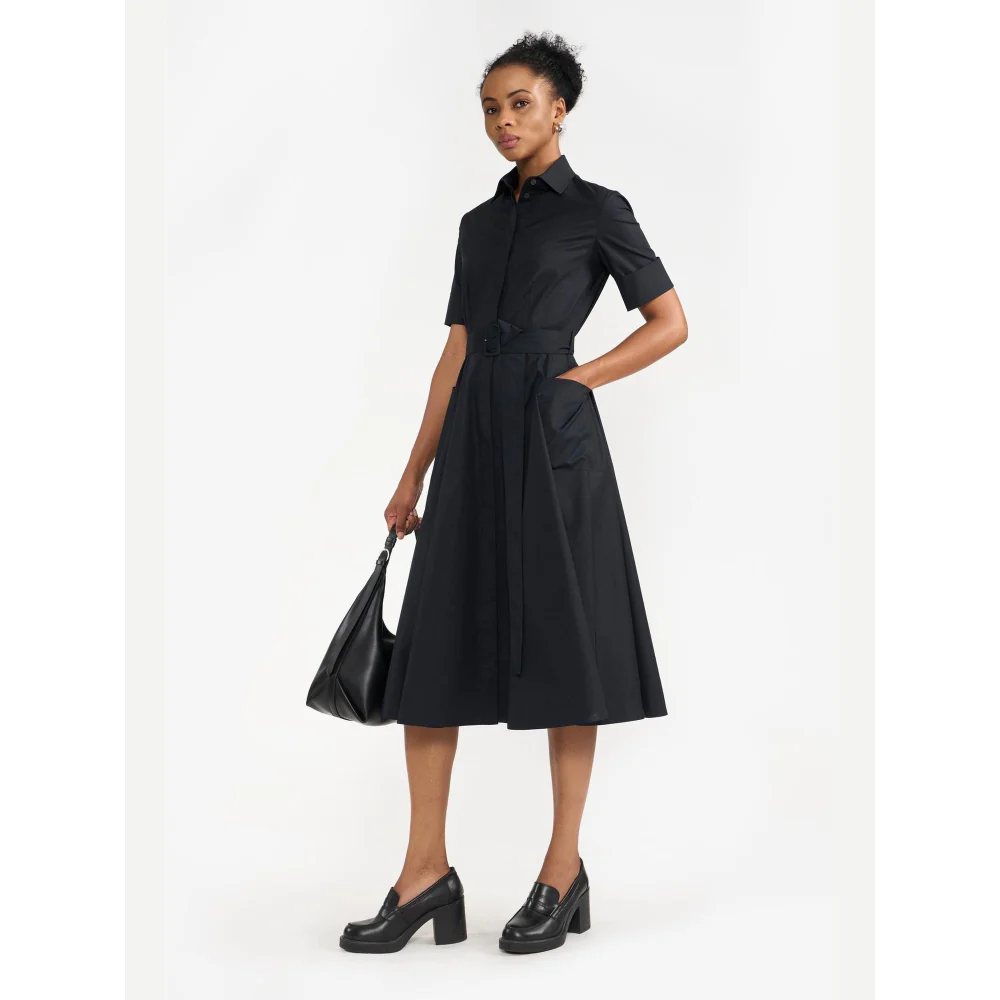 Perona Ciara Black A Line Dress - Image 5