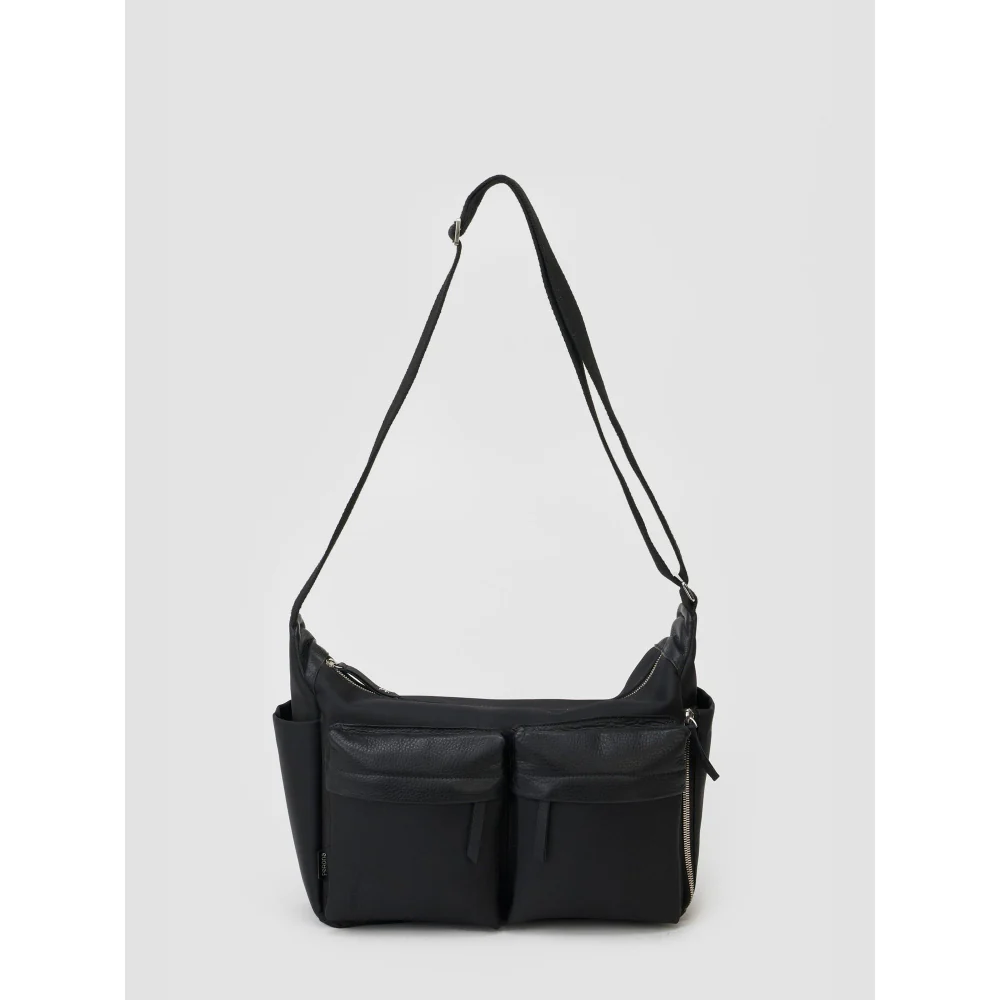 Perona Ivano Black Messenger Bag - Image 2