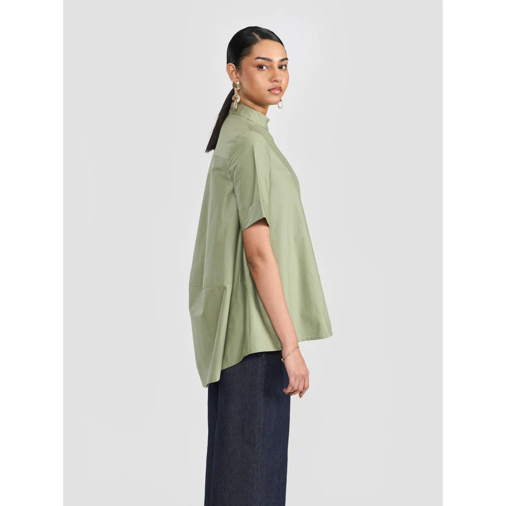 Perona JoannaGreen Relaxed Top - Image 3