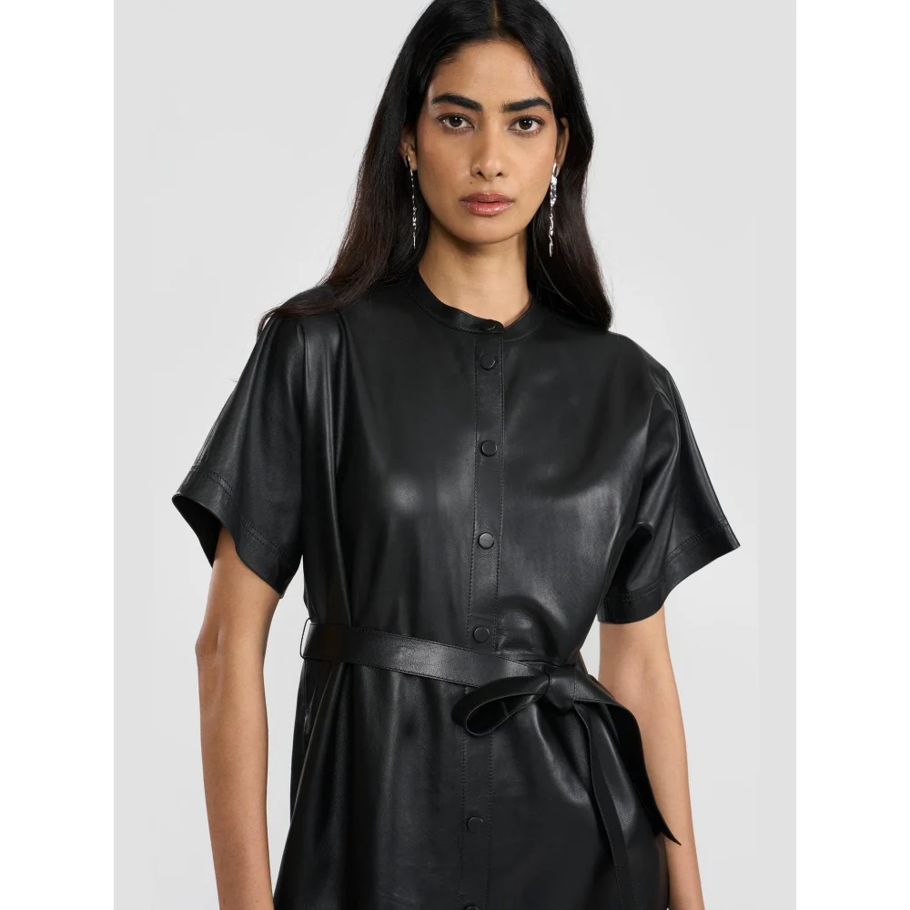 Perona Xena Black Shirt Dress - Image 3