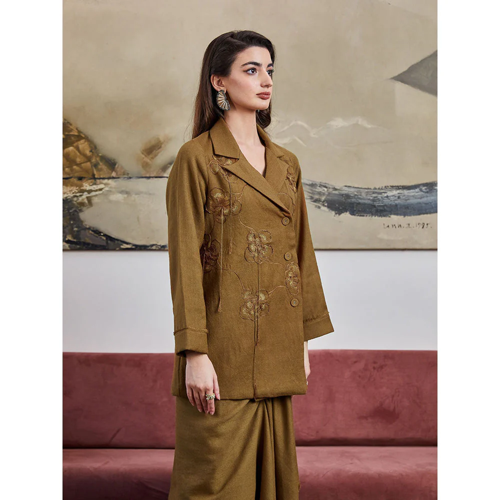Pozruh By Aiman Acorn Wool Jacket - Image 2