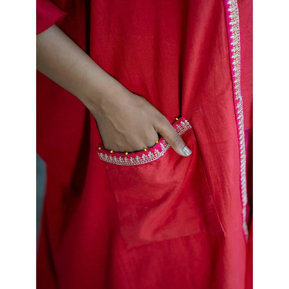 PRATHAA Ehsaas - Harshali Kaftan Jacket - Image 5