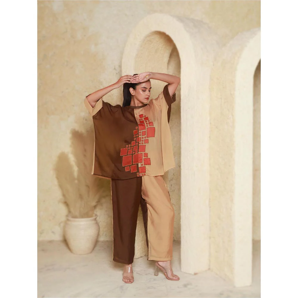 Punam Khetann COCOA DRIFT Co-Ord Set - Image 3