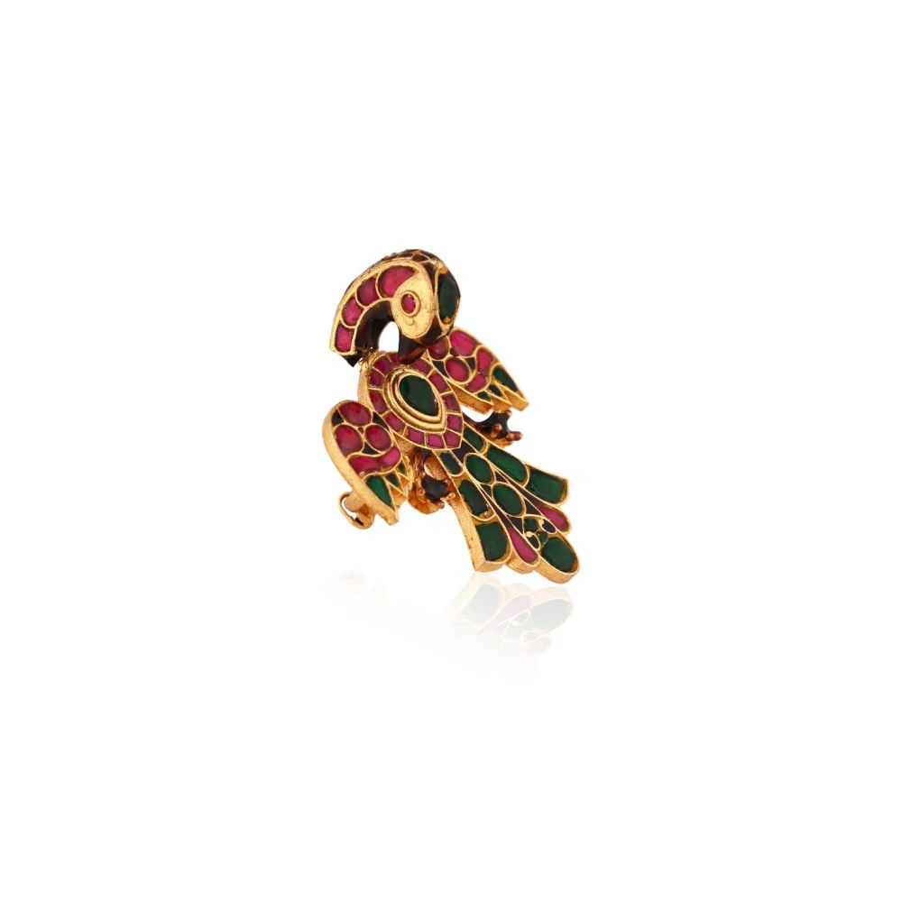 RIANA JEWELLERY Green Finger Ring - Image 2