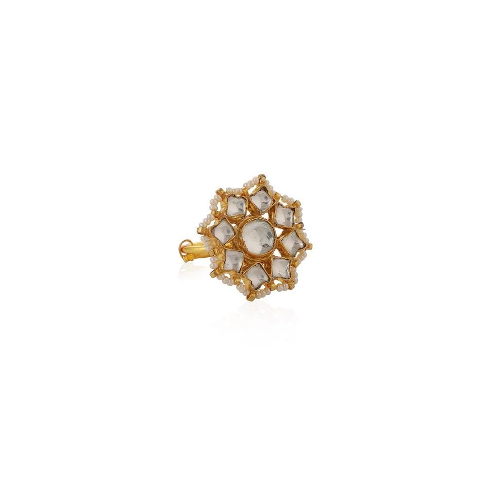 RIANA JEWELLERY Jadtar Stones Ring - Image 2