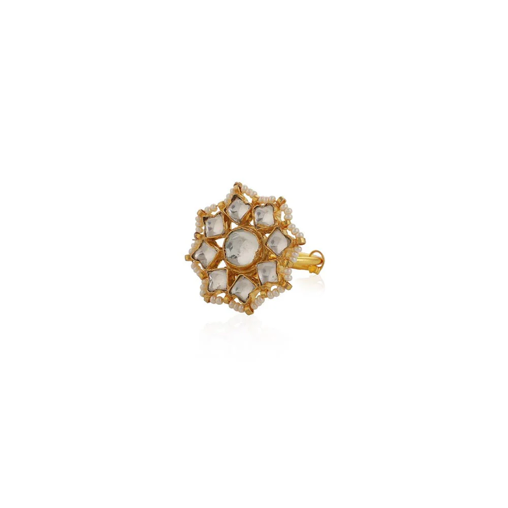 RIANA JEWELLERY Jadtar Stones Ring - Image 3