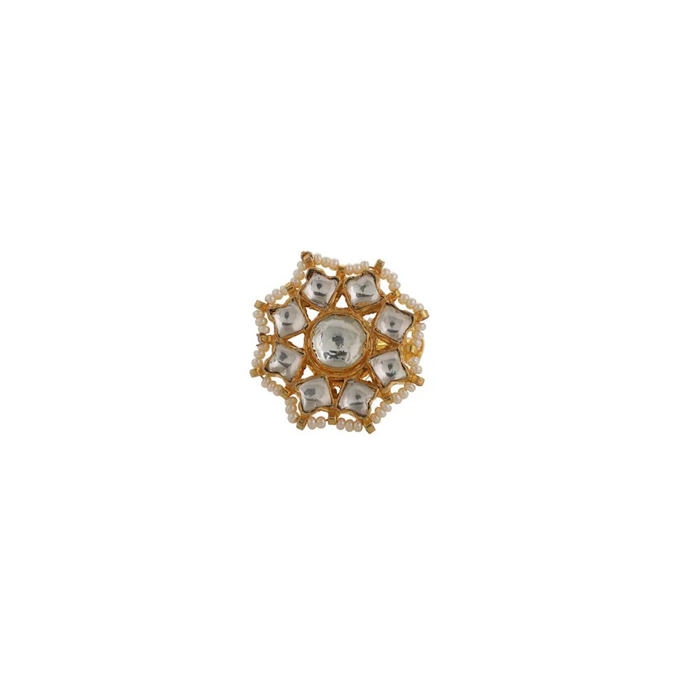 RIANA JEWELLERY Jadtar Stones Ring - Image 4