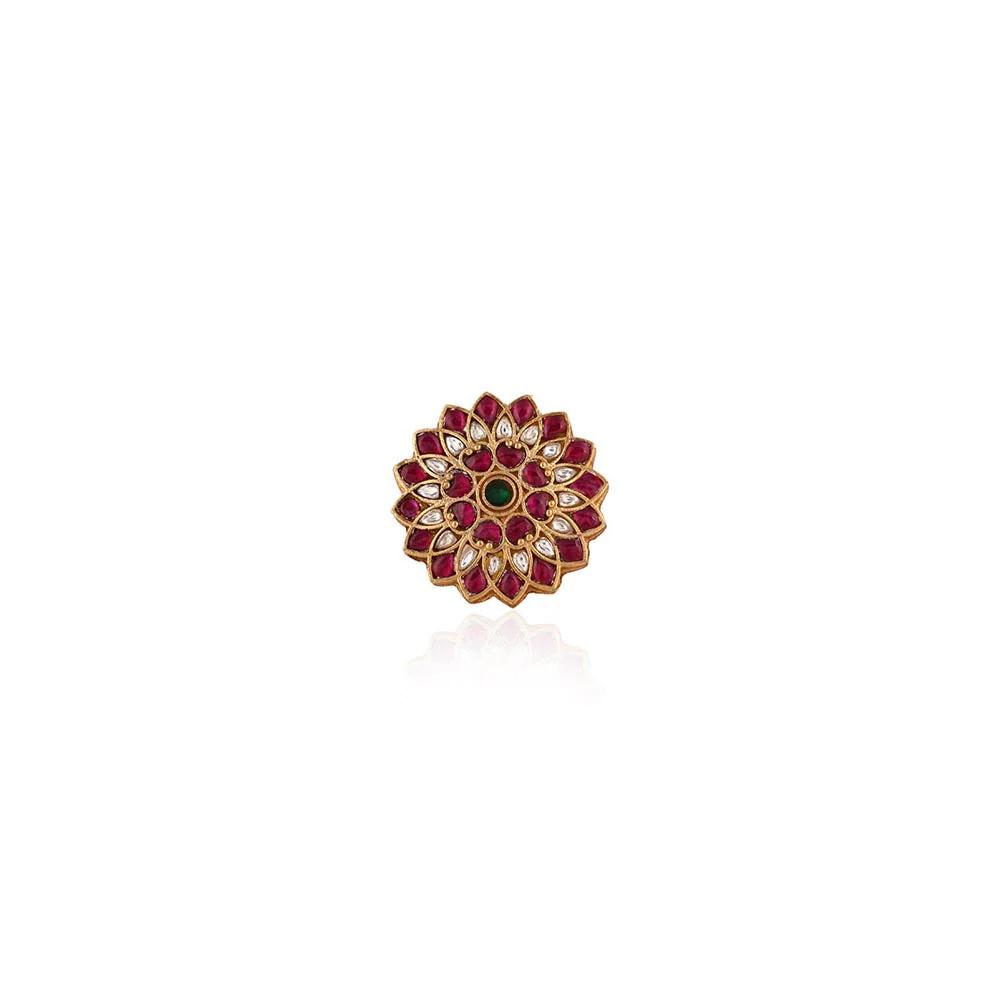 RIANA JEWELLERY Leaf Design Ring - Image 2