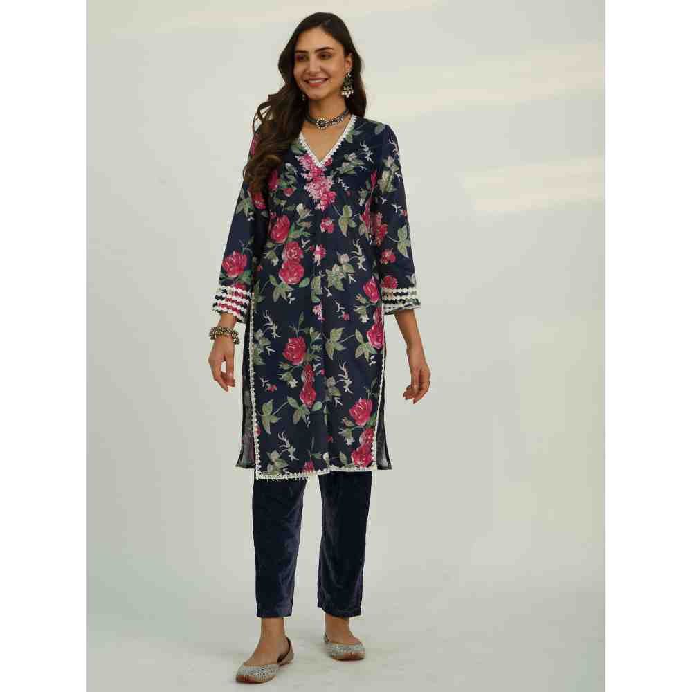 Roze Adya Velvet (Set Of 2) - Image 2