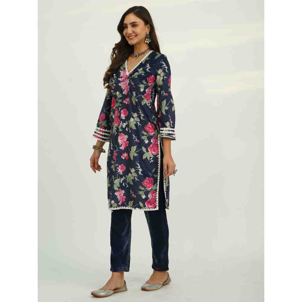 Roze Adya Velvet (Set Of 2) - Image 3