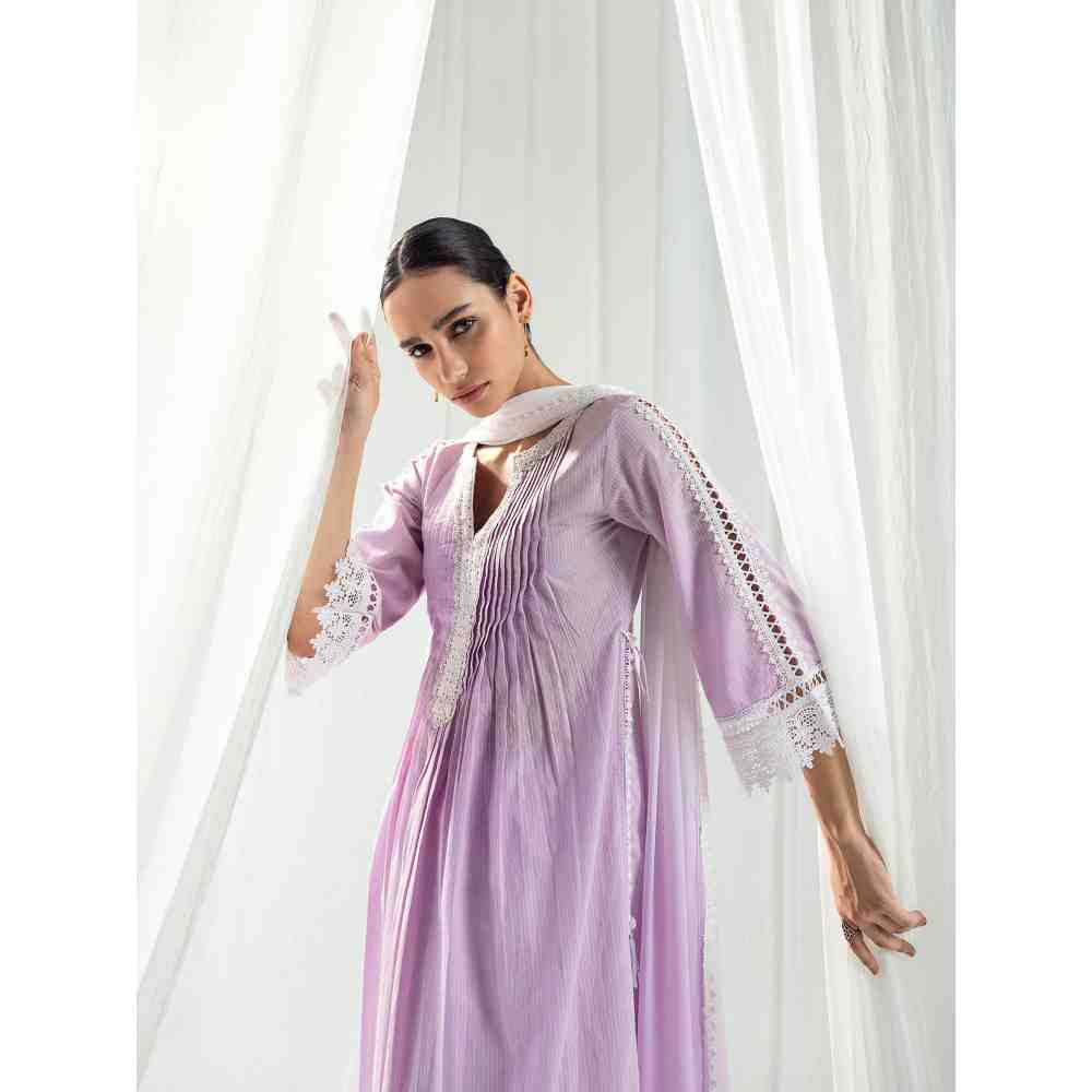Roze Iris Lavender Dupatta - Image 2