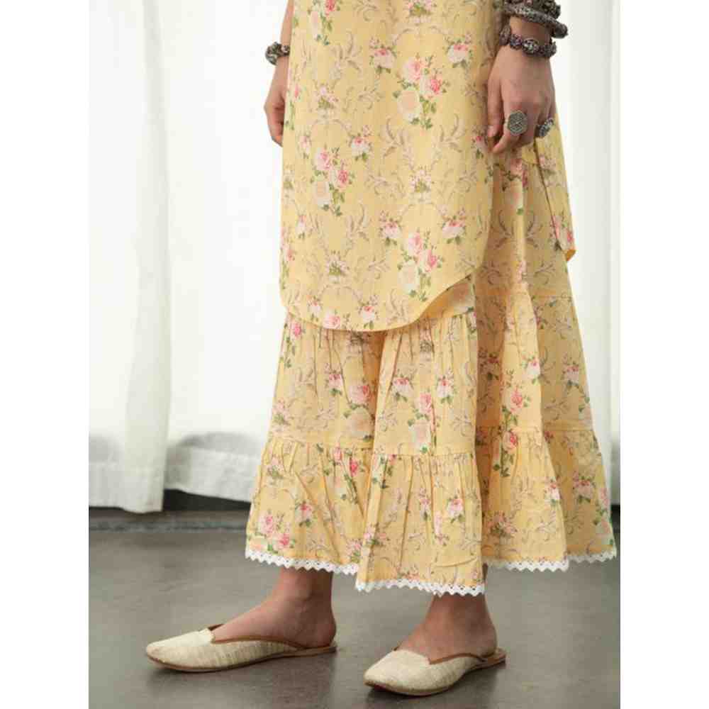 Roze Zoya Kurta (Set of 3) - Image 6