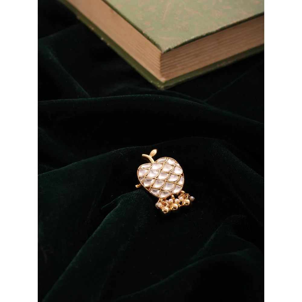 Ruby Raang Studio Apple Kundan Brooch - Image 3