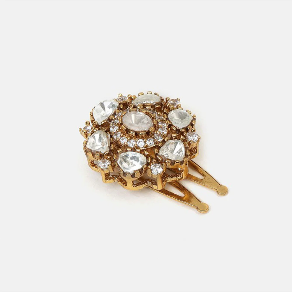 Ruby Raang Studio Crown Leaf Hair Pin - Image 4