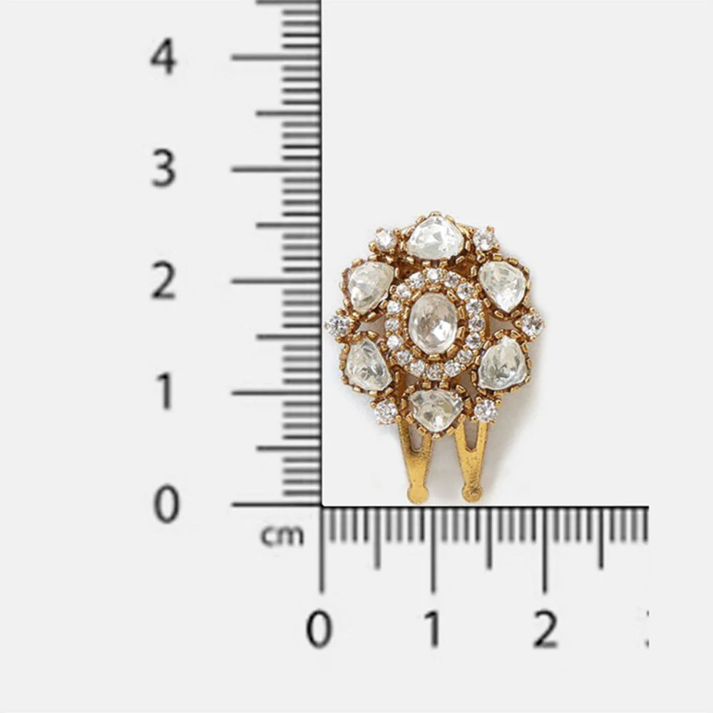 Ruby Raang Studio Crown Leaf Hair Pin - Image 6
