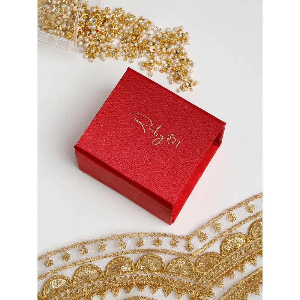RUBY RAANG STUDIO Dusk Dew Kundan Bracelet Mangalsutra - Image 6