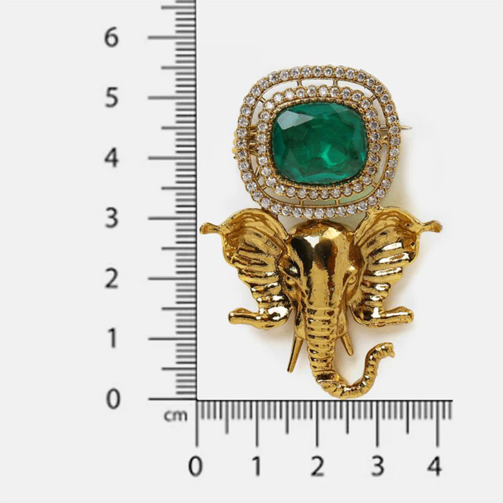 Ruby Raang Studio Ganesha Imprint Brooch - Image 6