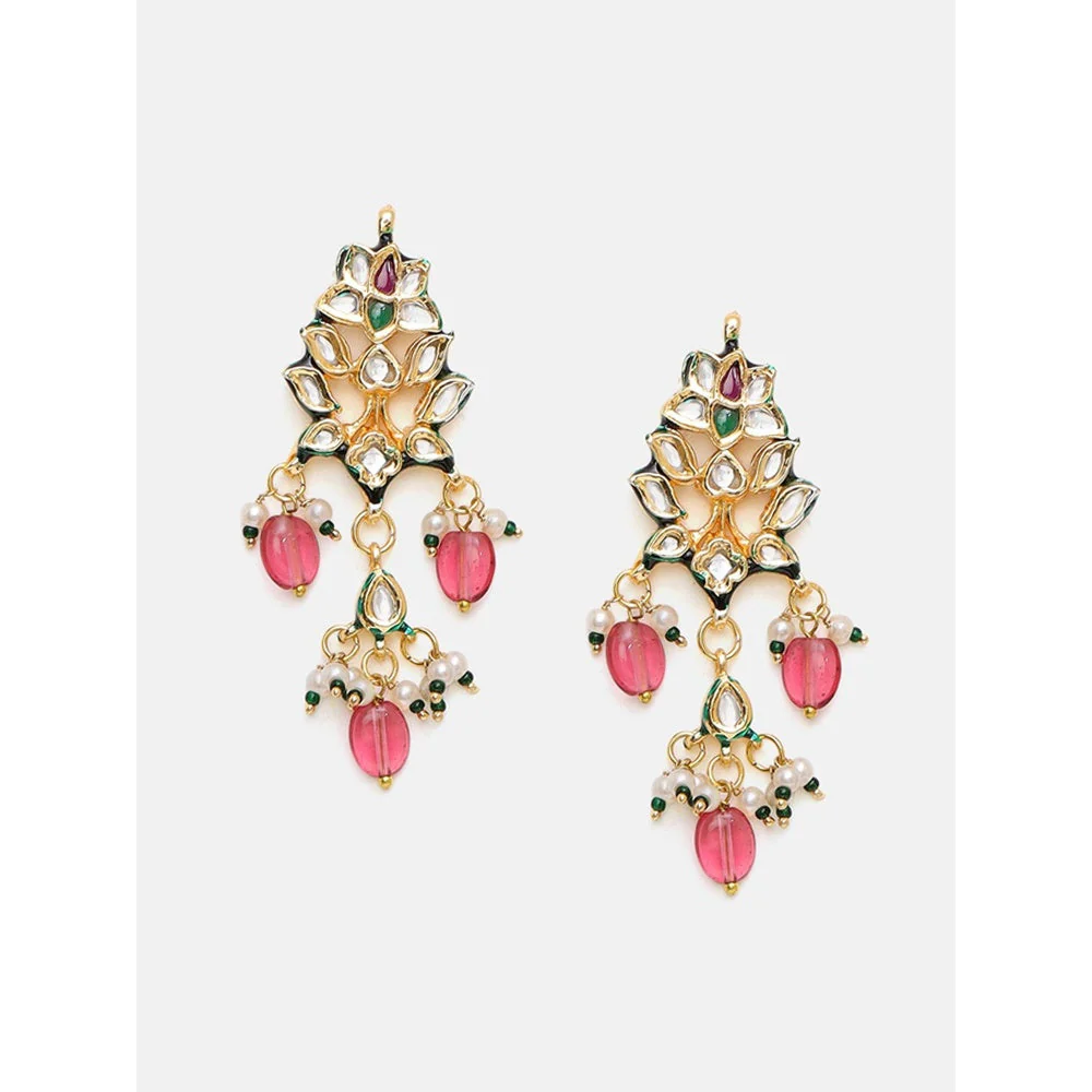 Ruby Raang Studio Kundan and Stonework Jewellery Set - Image 5
