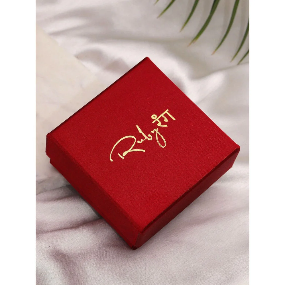 Ruby Raang Studio Kundan Ring With Pearls - Image 6