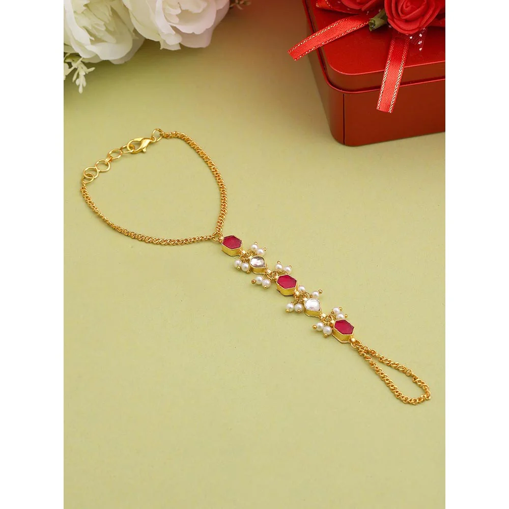 Ruby Raang Studio Laal Noor Hand Harness - Image 2