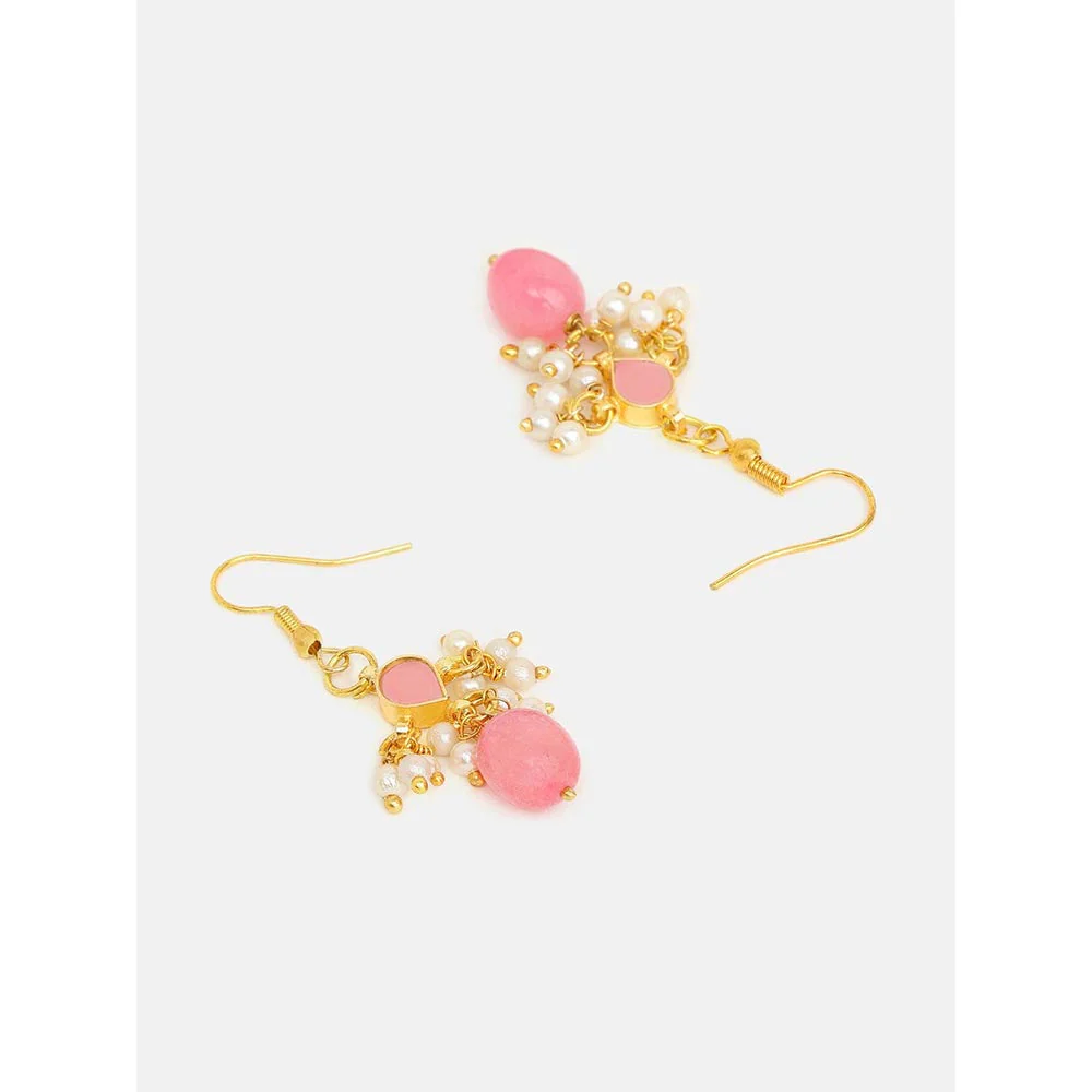 Ruby Raang Studio Mannat Maang Tikka With Pair Of Earrings - Image 7