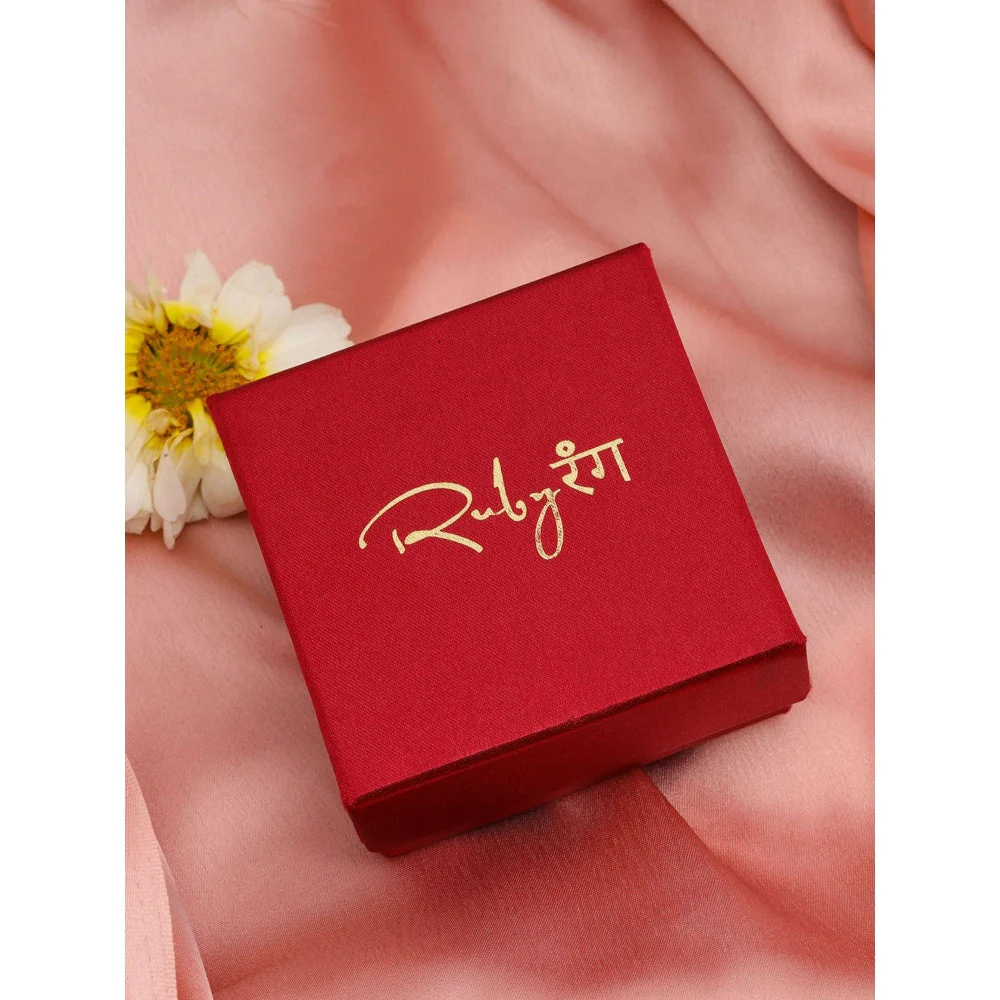 Ruby Raang Studio Oversized Round Kundan Studs - Image 5