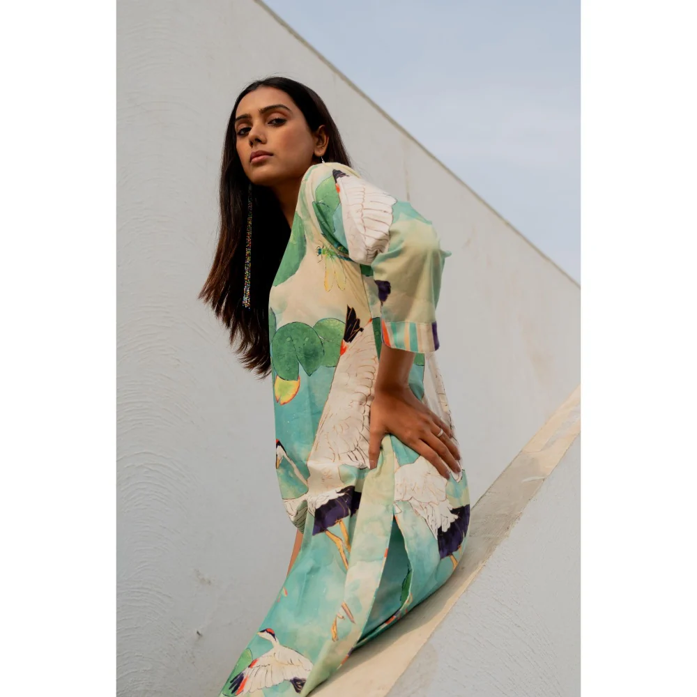 Silai Studio Birds Eye View Kurta - Image 4