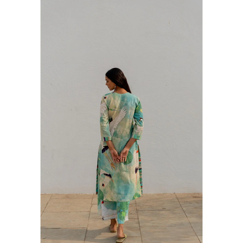 Silai Studio Birds Eye View Kurta - Image 6