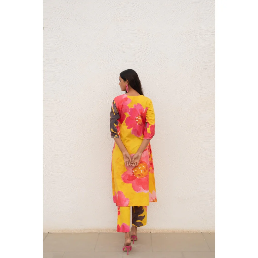 Silai Studio Floral Rhapsody Kurta - Image 8