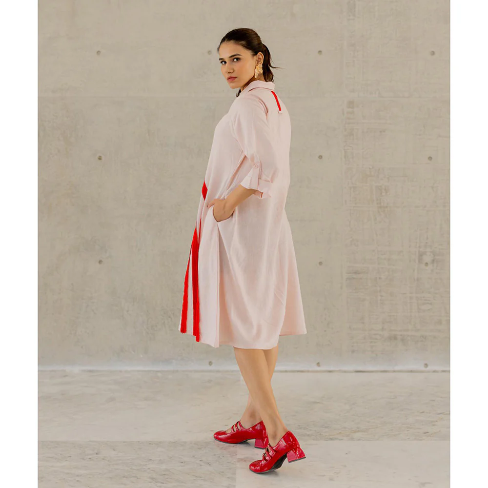 Silai Studio Oyster Wave Dress - Image 7