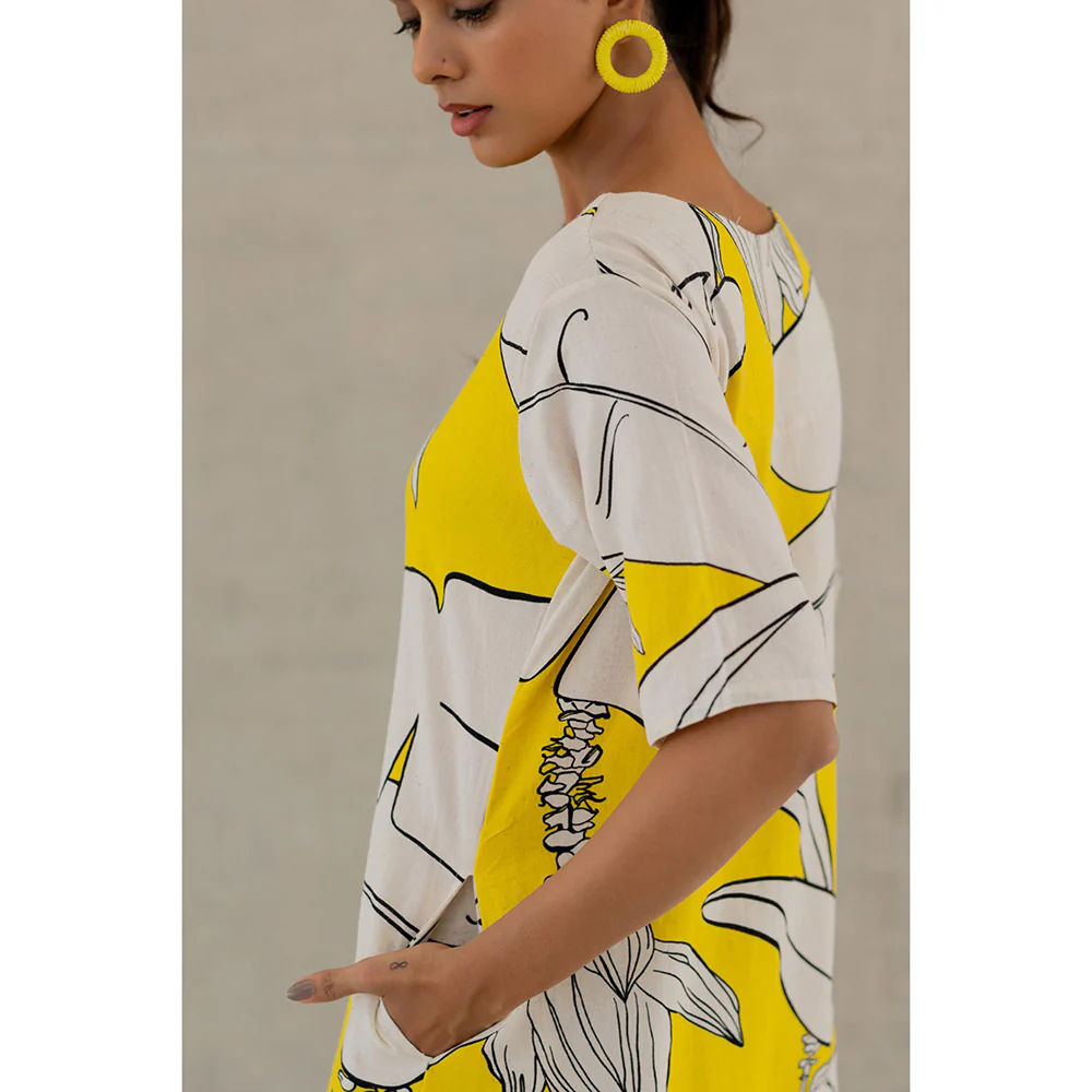Silai Studio Plantain Orchard Kurta - Image 3