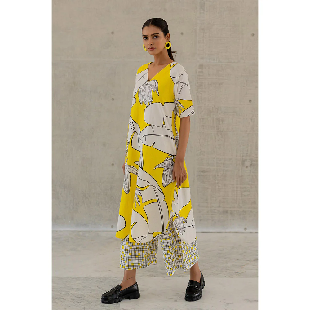 Silai Studio Plantain Orchard Kurta - Image 4