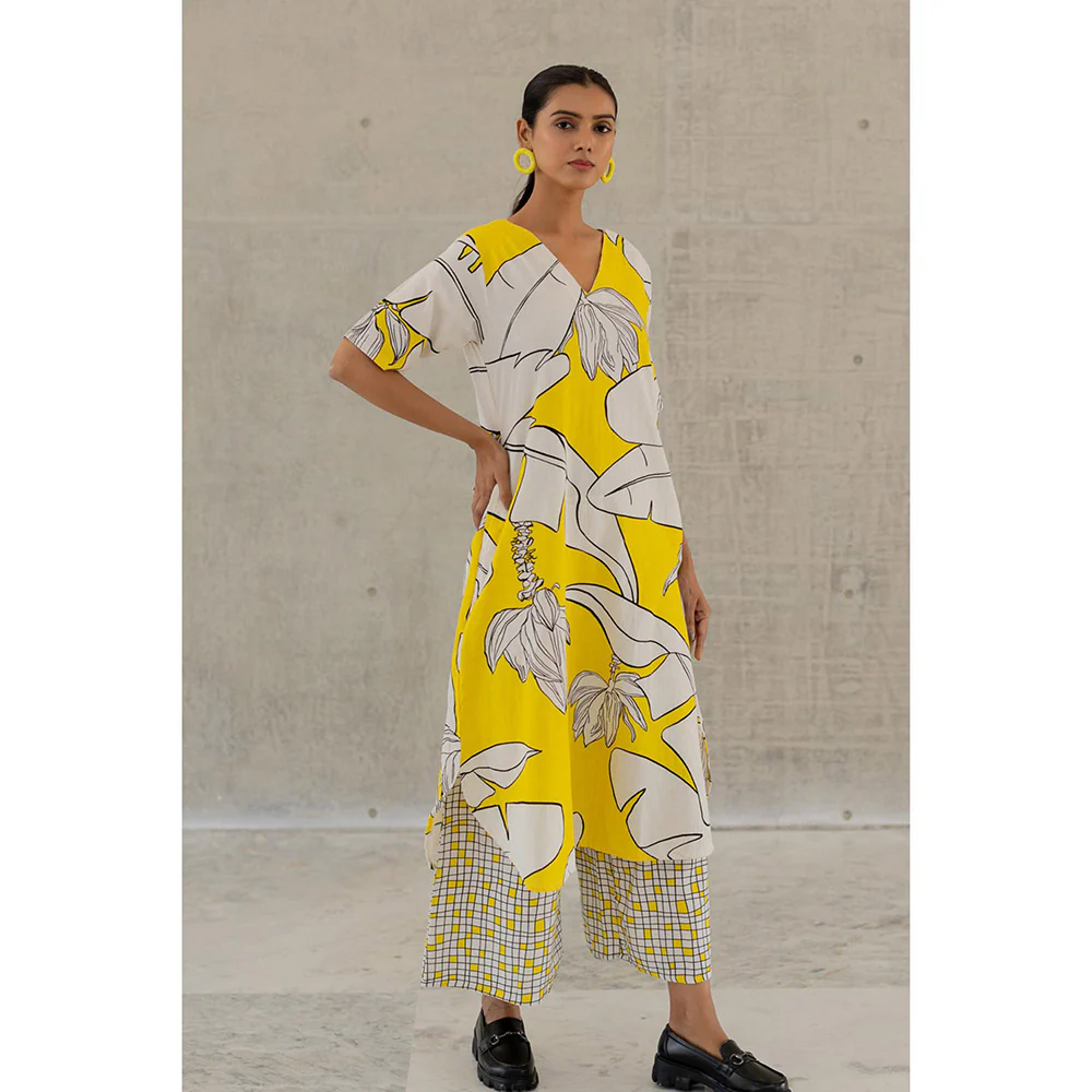Silai Studio Plantain Orchard Kurta - Image 5