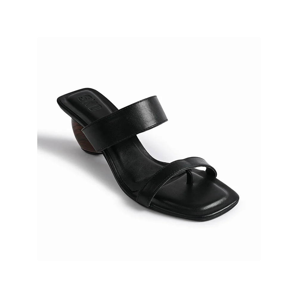 SKO Pebble Black Heels