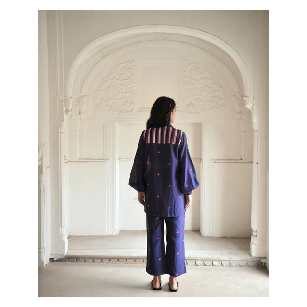 Taro India Iris Blue Co-Ord Set - Image 5