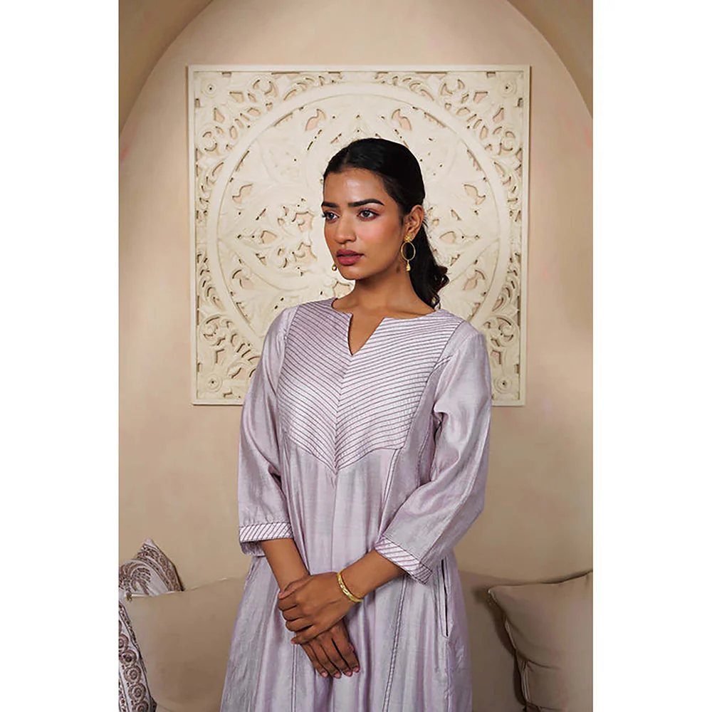 Taro India Misty Rose Kurta With Pant - Image 3